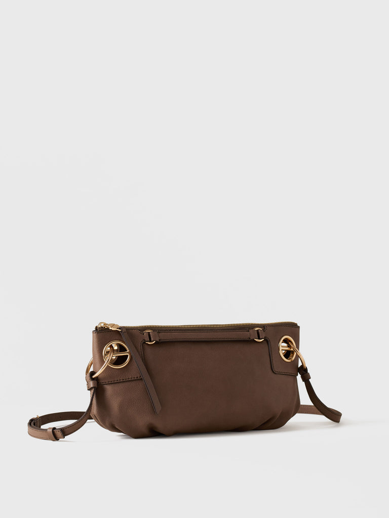 Leather Shoulder bag - LONDON SHOULDER BAG SMALL - Borbonese