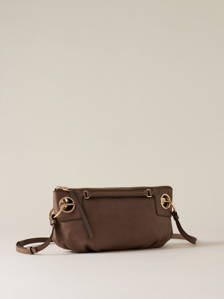 Leather Shoulder bag - LONDON SHOULDER BAG SMALL - Borbonese
