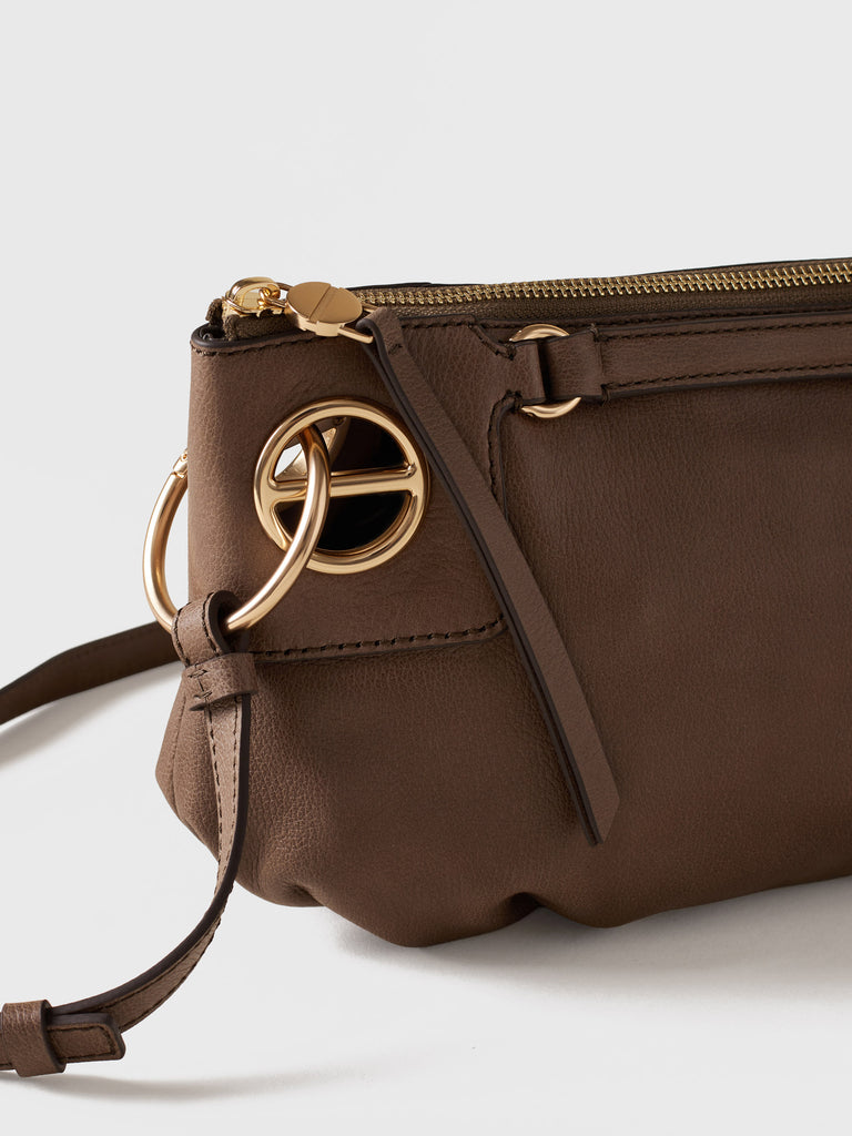 Leather Shoulder bag - LONDON SHOULDER BAG SMALL - Borbonese