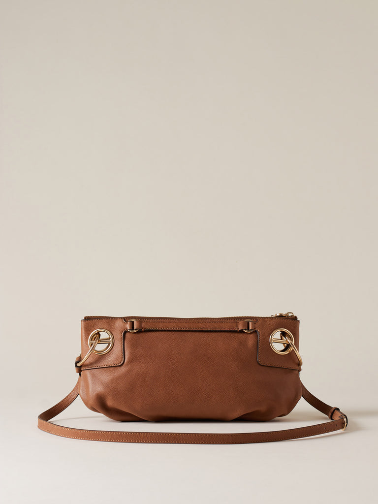 Leather Shoulder bag - LONDON SHOULDER BAG SMALL - Borbonese