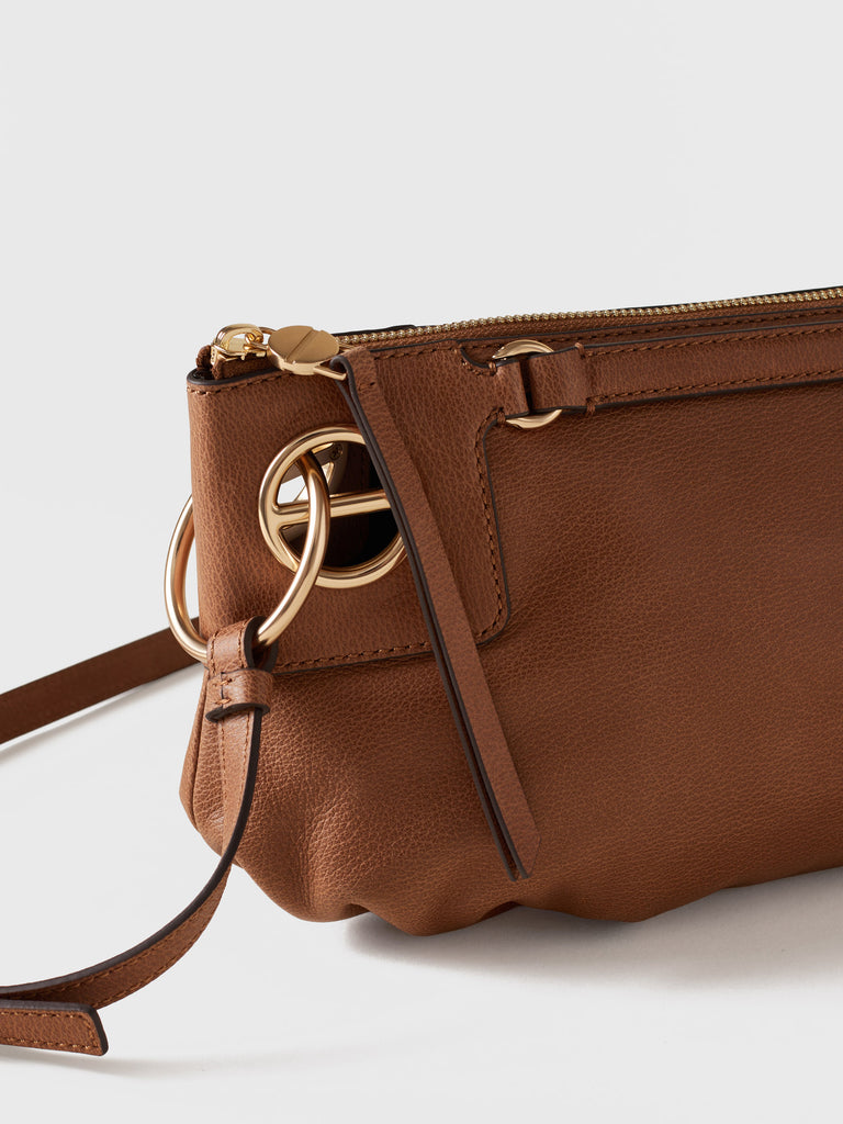 Leather Shoulder bag - LONDON SHOULDER BAG SMALL - Borbonese