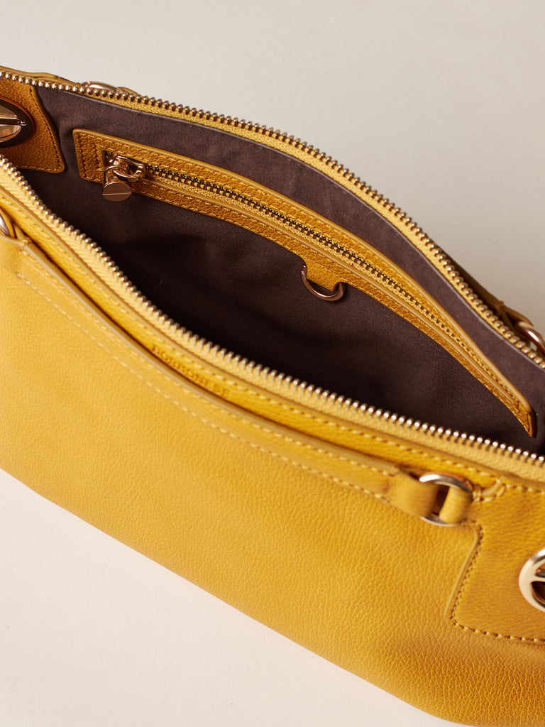 Leather Shoulder bag - LONDON SHOULDER BAG SMALL - Borbonese