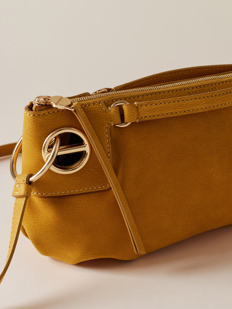 Leather Shoulder bag - LONDON SHOULDER BAG SMALL - Borbonese
