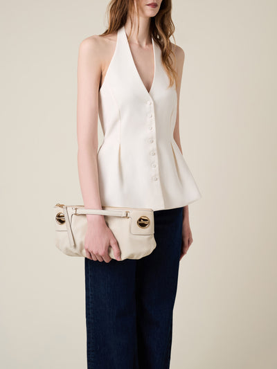 LONDON TRACOLLA SMALL - White addiction - Borbonese