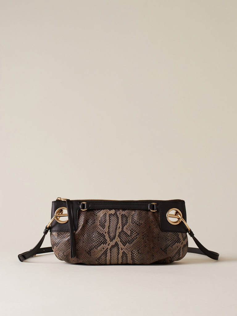 Leather Shoulder bag - LONDON SHOULDER BAG SMALL - Borbonese