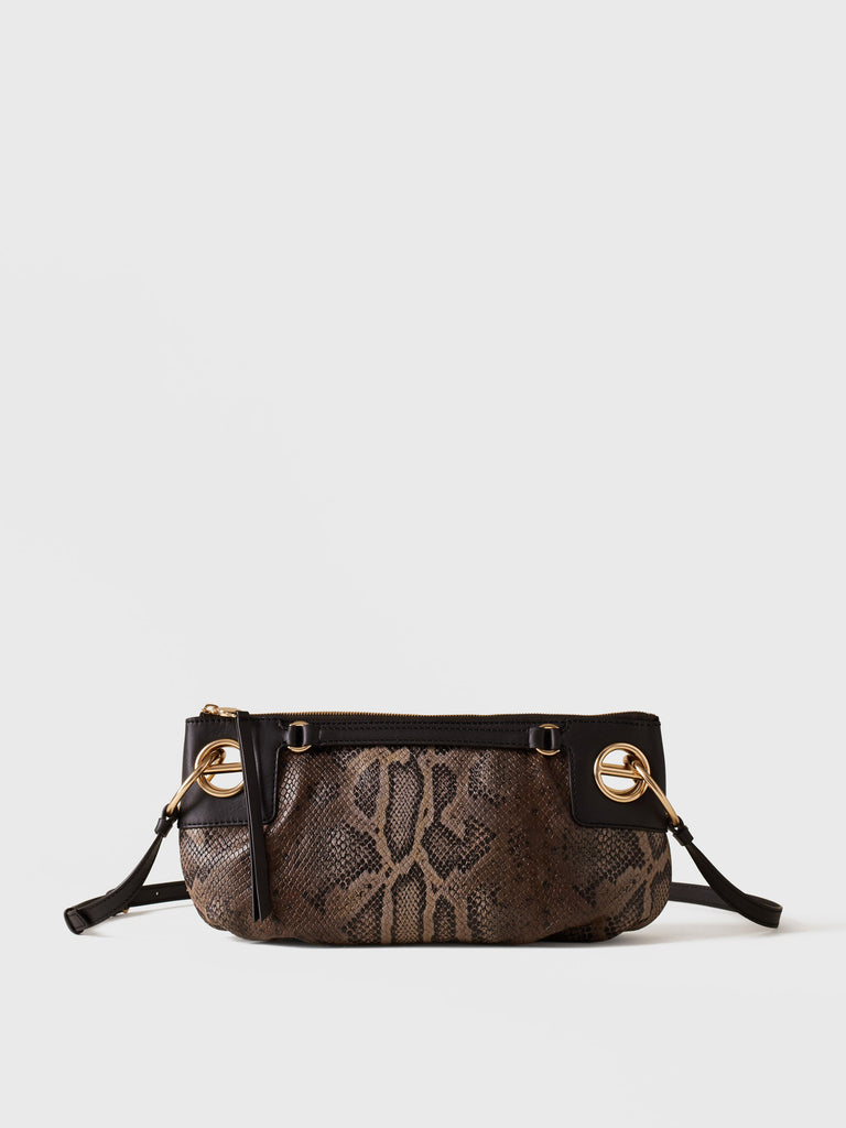 Leather Shoulder bag - LONDON SHOULDER BAG SMALL - Borbonese