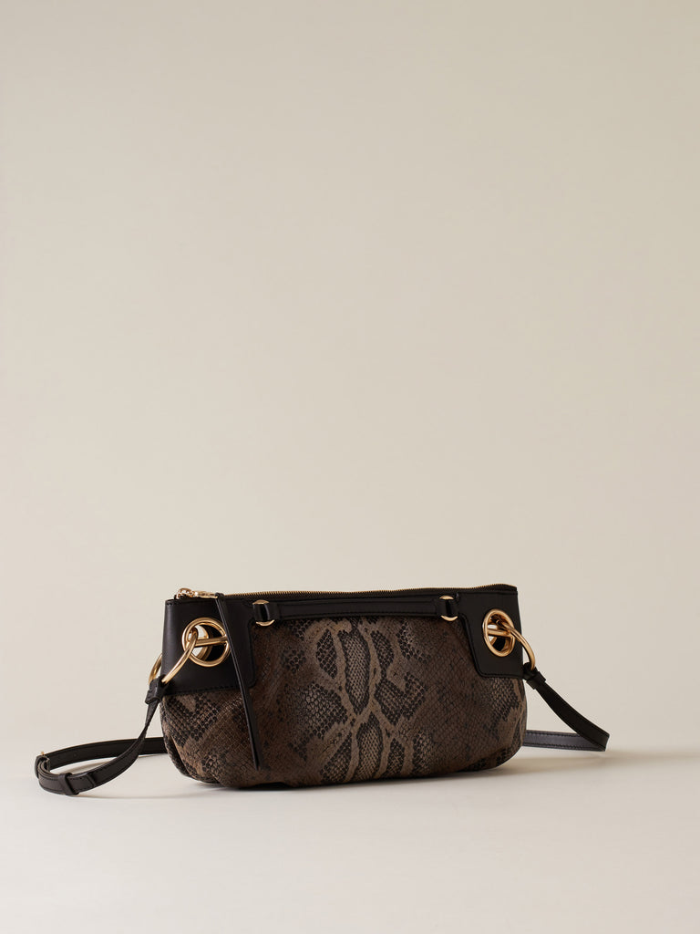 Leather Shoulder bag - LONDON SHOULDER BAG SMALL - Borbonese