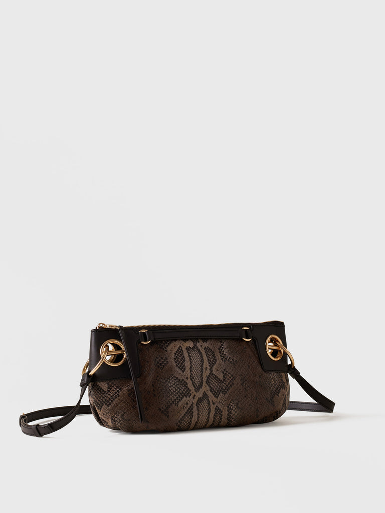 Leather Shoulder bag - LONDON SHOULDER BAG SMALL - Borbonese
