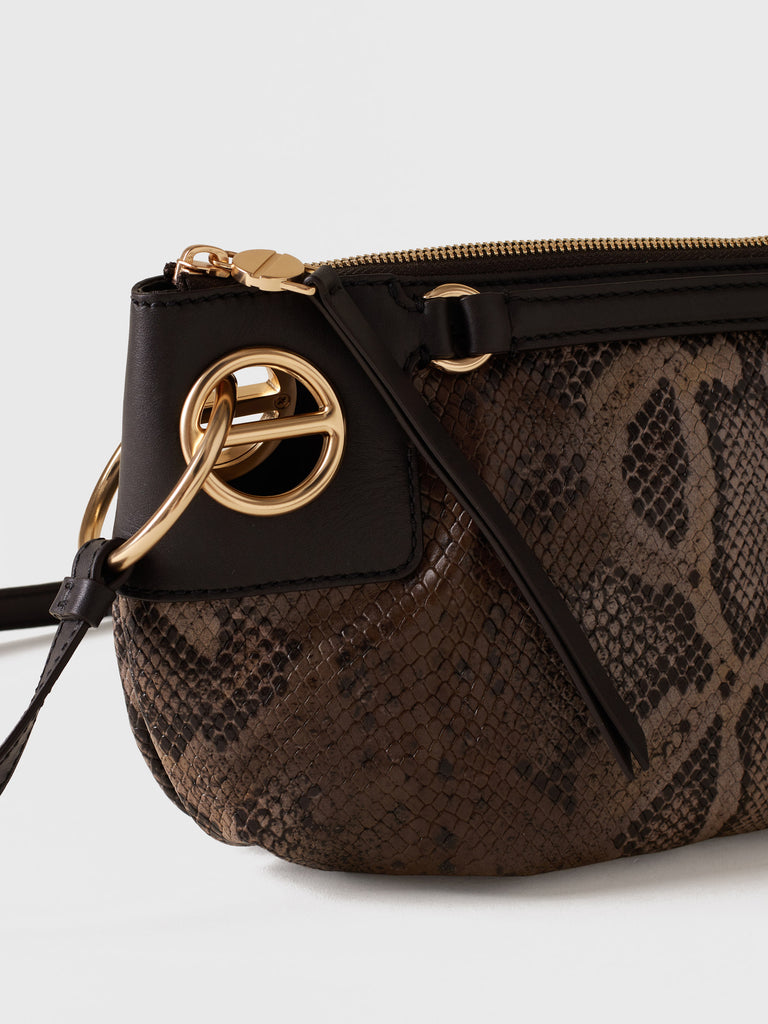 Leather Shoulder bag - LONDON SHOULDER BAG SMALL - Borbonese