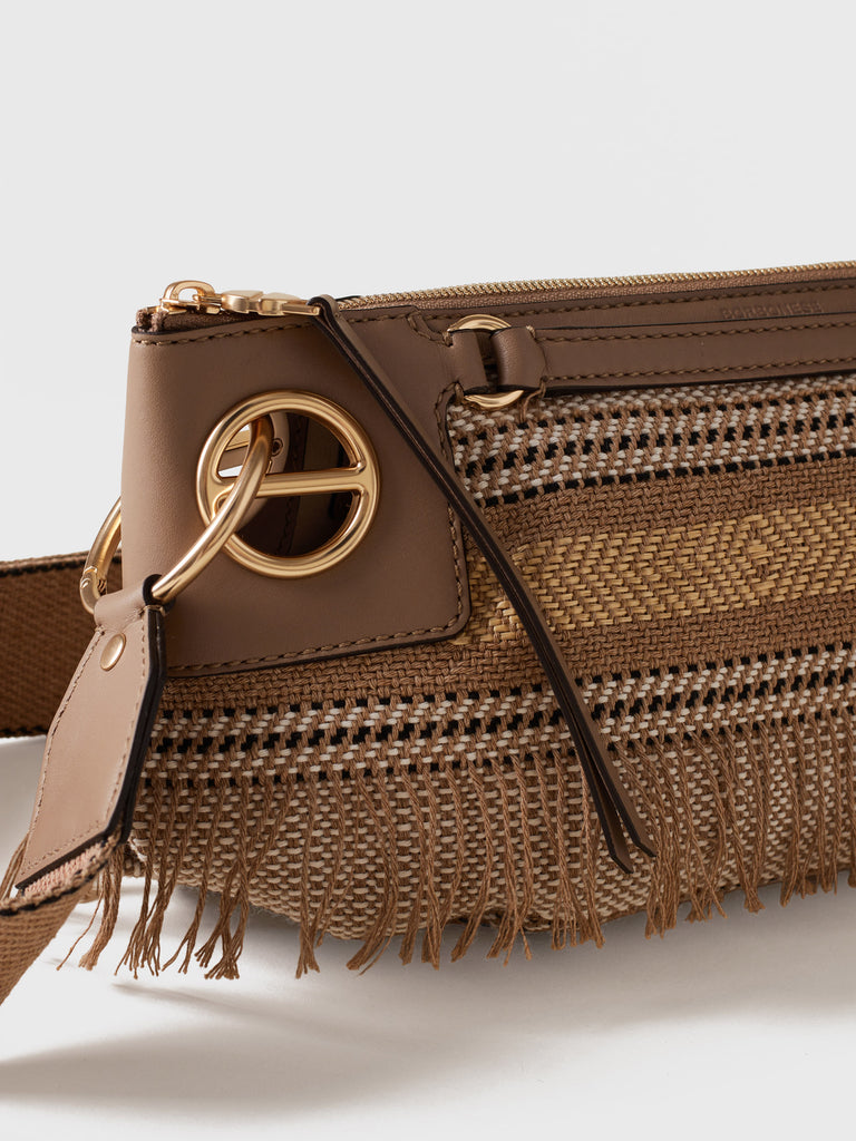 Borsa a tracolla di Tessuto Jacquard - LONDON TRACOLLA SMALL - Borbonese