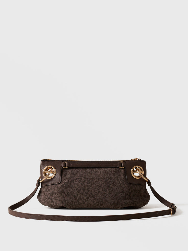 Borsa a tracolla in Camoscio Op - LONDON TRACOLLA SMALL - Borbonese