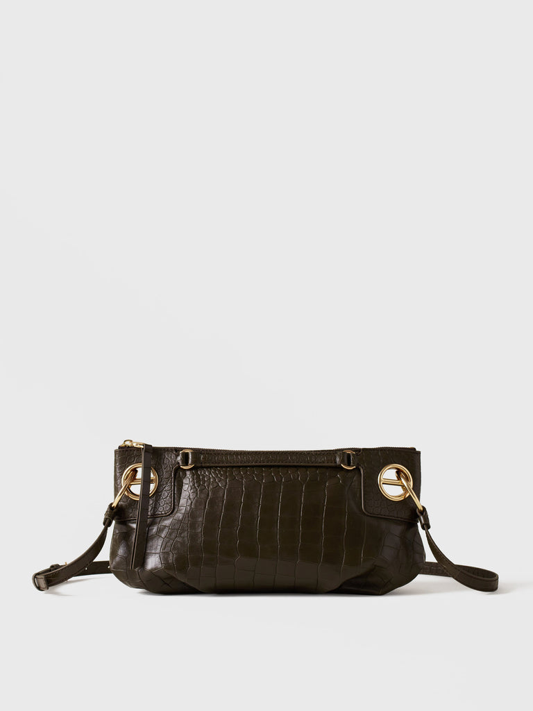 Leather Crossbody Bag - LONDON Small Crossbody Bag - Borbonese