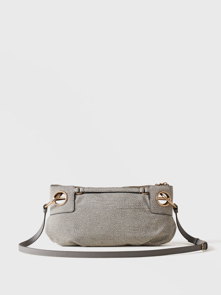 Borsa a tracolla di Camoscio Op - LONDON TRACOLLA SMALL - Borbonese