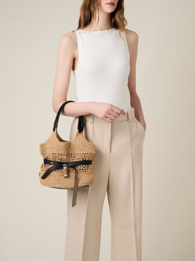 PREMIERE BUCKET BAG SMALL - Shoulder Bags - Borbonese
