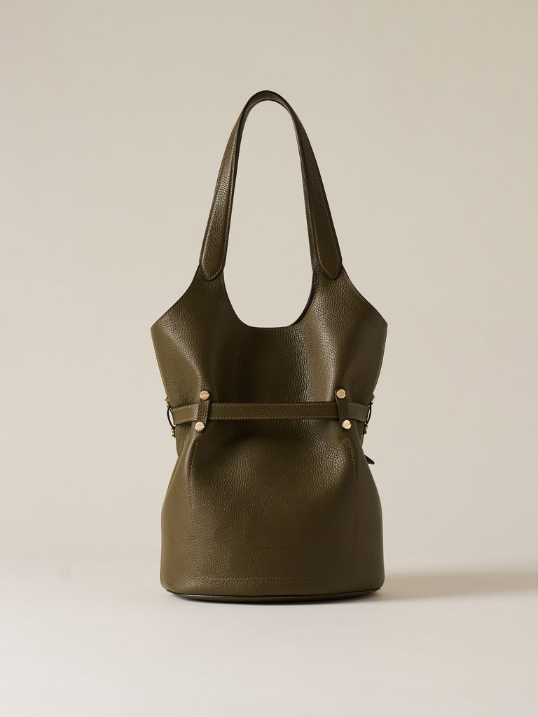 Borsa a spalla in Pelle - PREMIERE SECCHIELLO SMALL - Borbonese