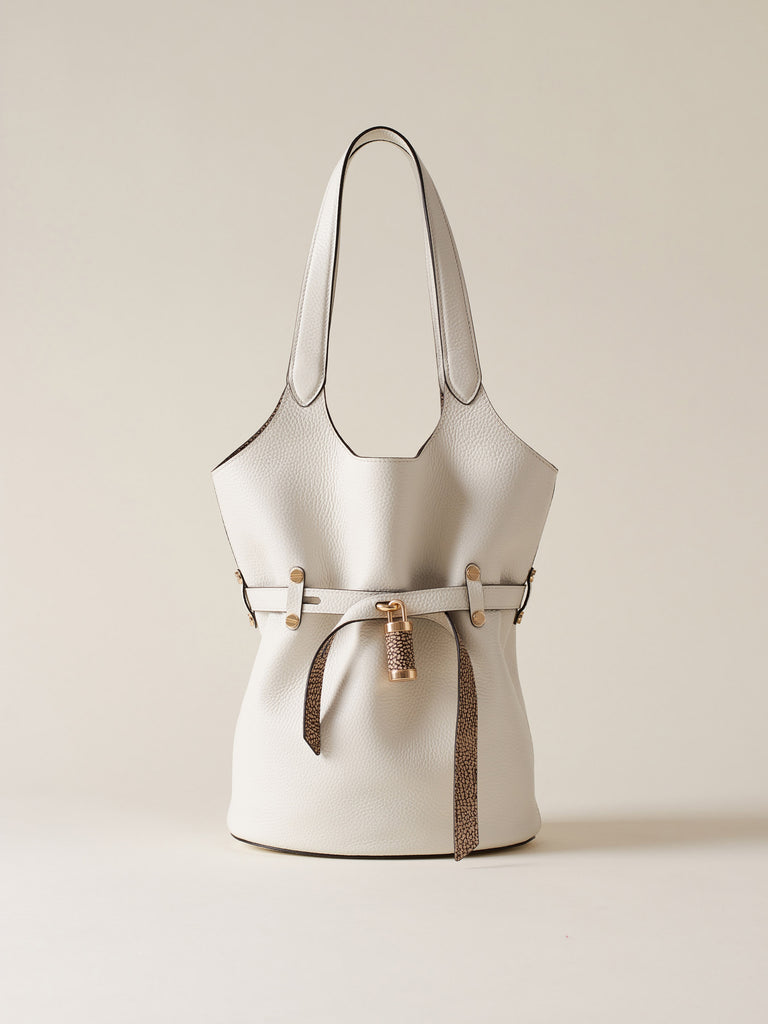 Borsa a spalla in Pelle - PREMIERE SECCHIELLO SMALL - Borbonese