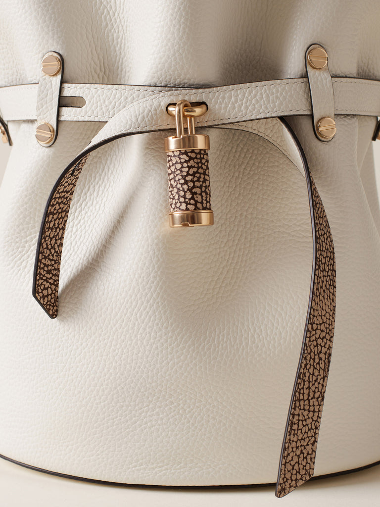 Borsa a spalla in Pelle - PREMIERE SECCHIELLO SMALL - Borbonese