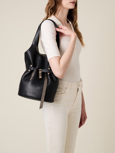 PREMIERE BUCKET BAG SMALL - Shoulder Bags - Borbonese
