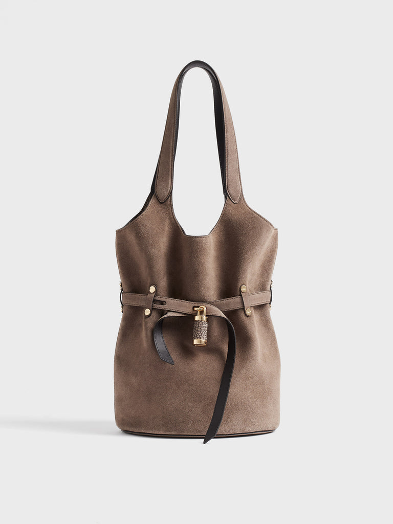 Borsa a spalla in pelle - PREMIERE SECCHIELLO SMALL - Borbonese