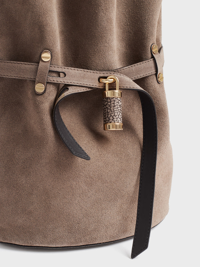 Borsa a spalla in pelle - PREMIERE SECCHIELLO SMALL - Borbonese