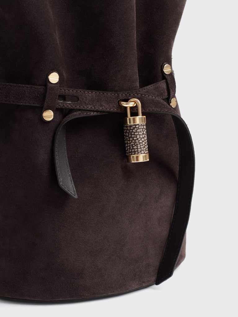 Borsa a spalla in pelle - PREMIERE SECCHIELLO SMALL - Borbonese