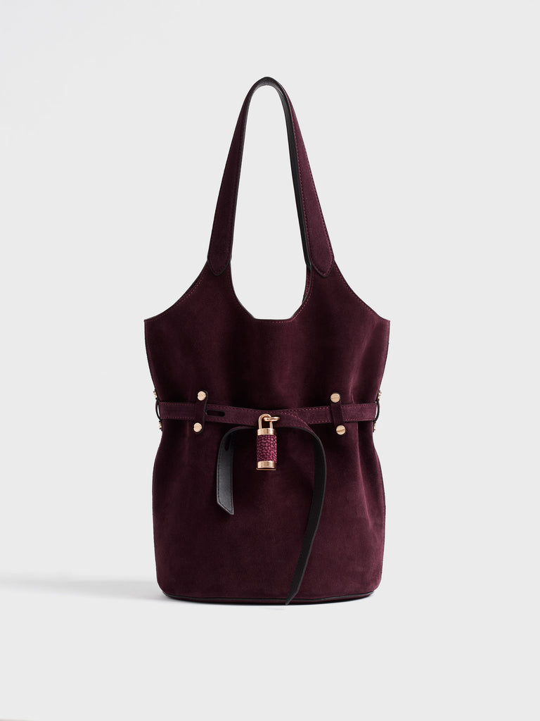 Borsa a spalla in pelle - PREMIERE SECCHIELLO SMALL - Borbonese