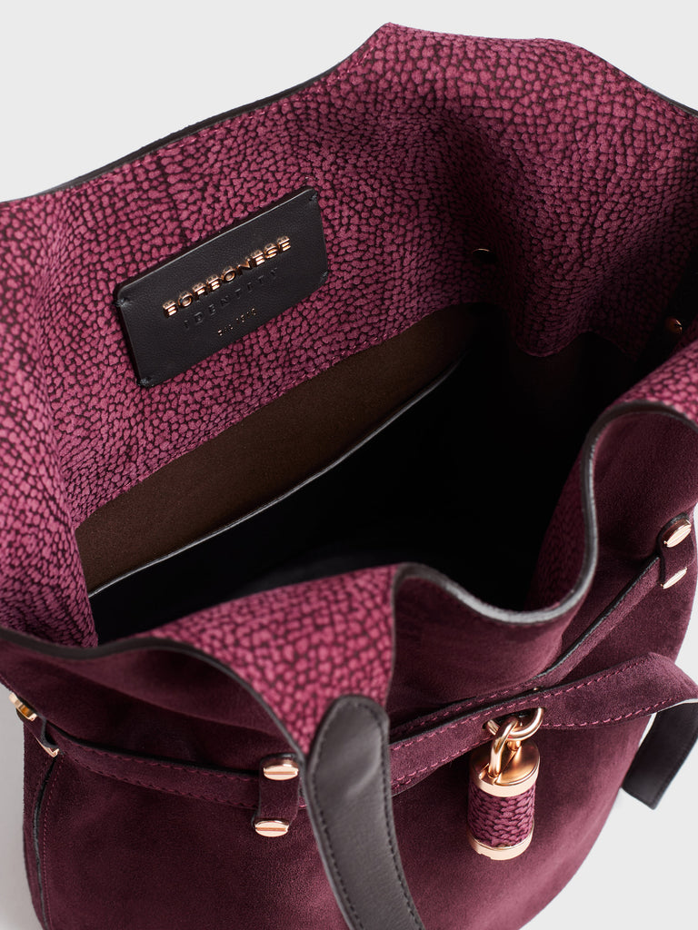 Borsa a spalla in pelle - PREMIERE SECCHIELLO SMALL - Borbonese
