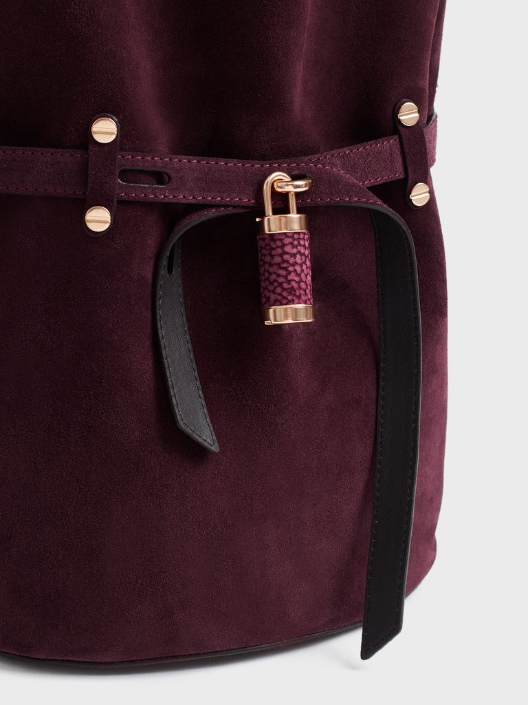 Borsa a spalla in pelle - PREMIERE SECCHIELLO SMALL - Borbonese