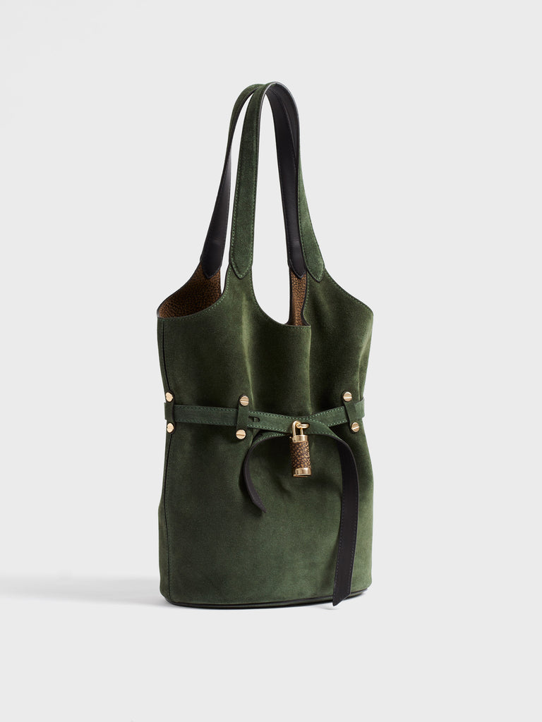 Borsa a spalla in pelle - PREMIERE SECCHIELLO SMALL - Borbonese