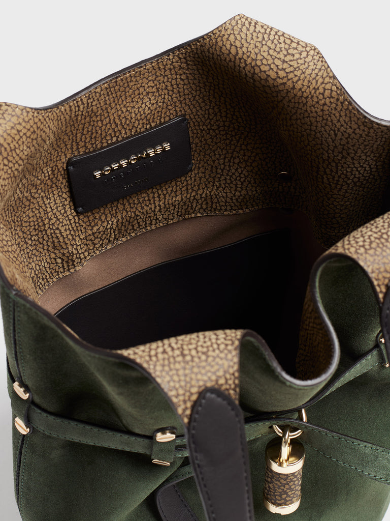Borsa a spalla in pelle - PREMIERE SECCHIELLO SMALL - Borbonese