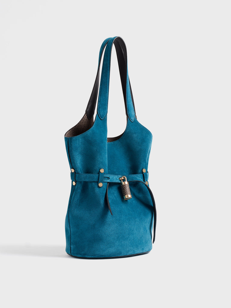 Borsa a spalla in pelle - PREMIERE SECCHIELLO SMALL - Borbonese