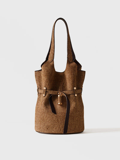 PREMIERE BUCKET BAG SMALL - Camoscio OP - Borbonese