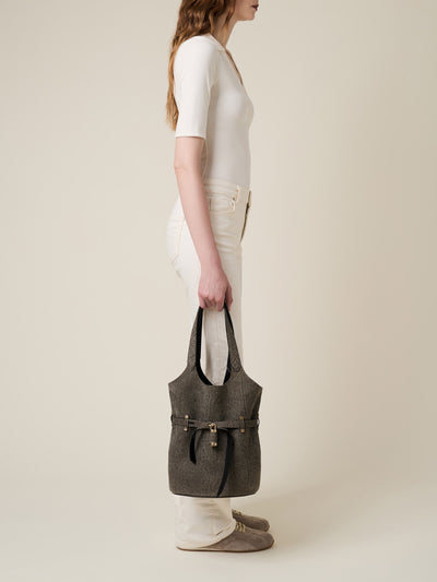 PREMIERE BUCKET BAG SMALL - Shoulder Bags - Borbonese