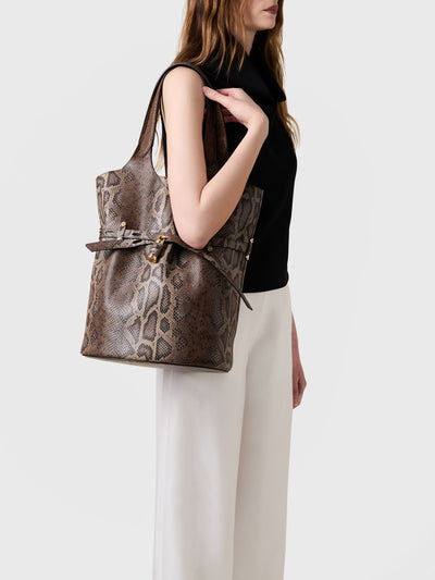 PREMIERE BUCKET BAG LARGE - Bags - Borbonese