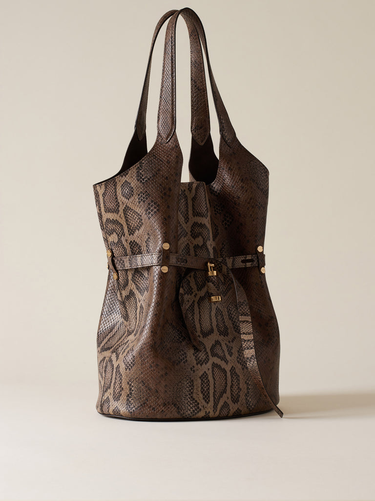   Borsa a spalla in Pelle - PREMIERE SECCHIELLO LARGE - Borbonese