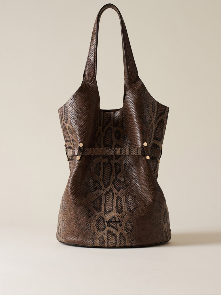   Borsa a spalla in Pelle - PREMIERE SECCHIELLO LARGE - Borbonese