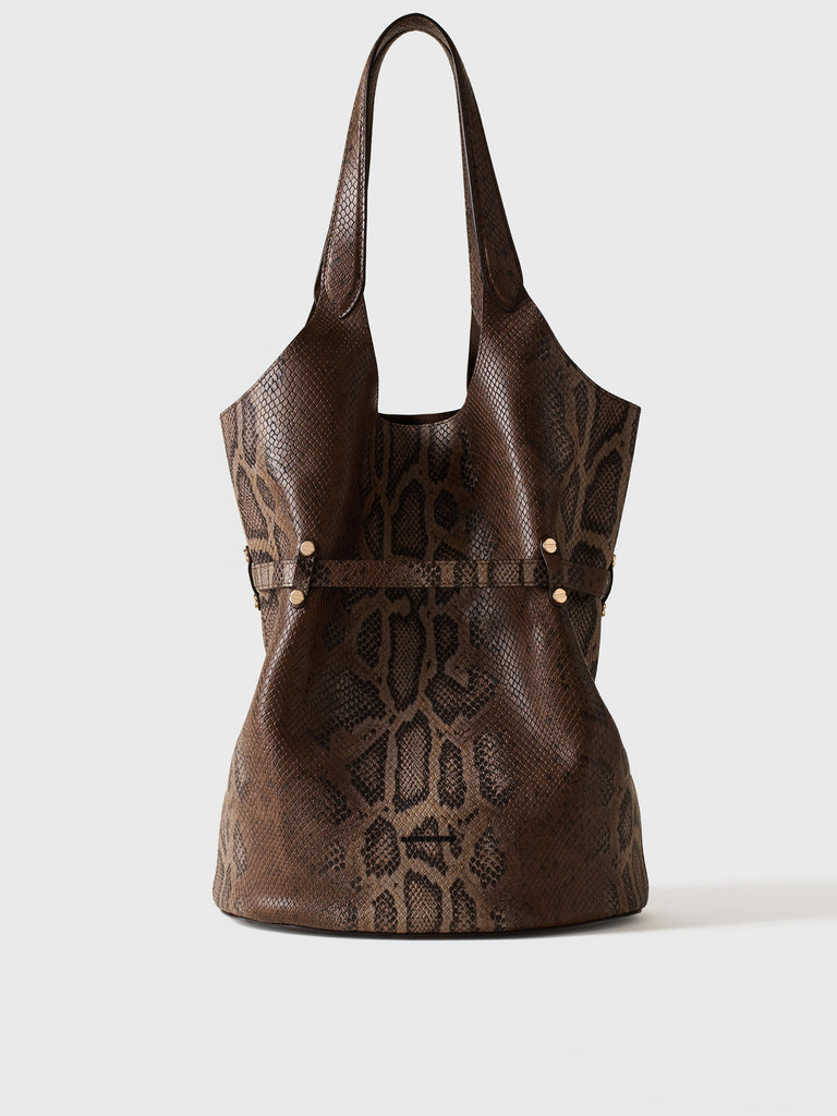   Borsa a spalla in Pelle - PREMIERE SECCHIELLO LARGE - Borbonese