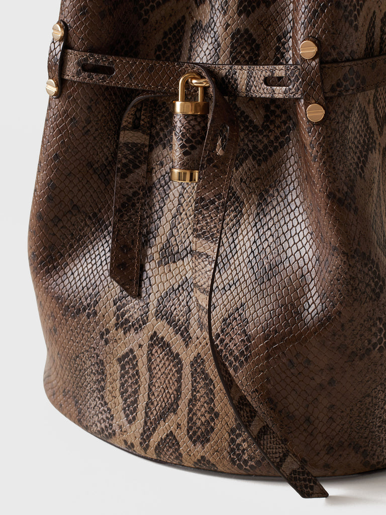  Borsa a spalla in Pelle - PREMIERE SECCHIELLO LARGE - Borbonese