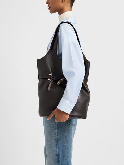 PREMIERE BUCKET BAG Large - Shoulder Bags - Borbonese