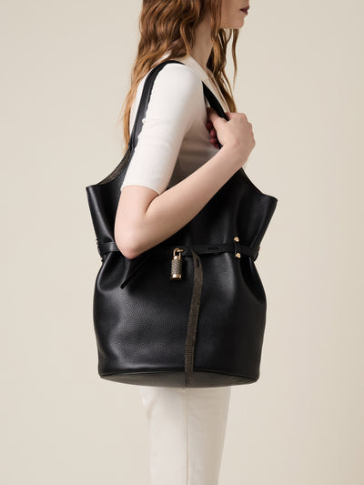 PREMIERE BUCKET BAG LARGE - Shoulder Bags - Borbonese