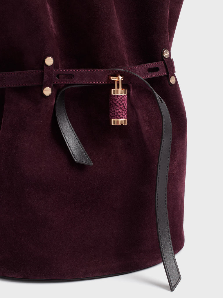 Borsa a spalla in pelle - PREMIERE SECCHIELLO LARGE - Borbonese
