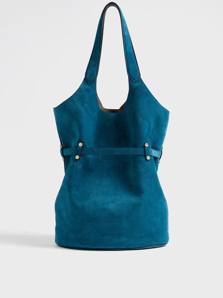 Borsa a spalla in pelle - PREMIERE SECCHIELLO LARGE - Borbonese