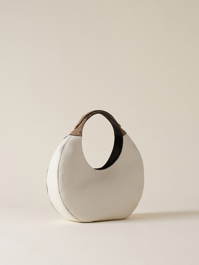 Borsa a mano di Pelle - FULL MOON BORSA HOBO MEDIUM - Borbonese