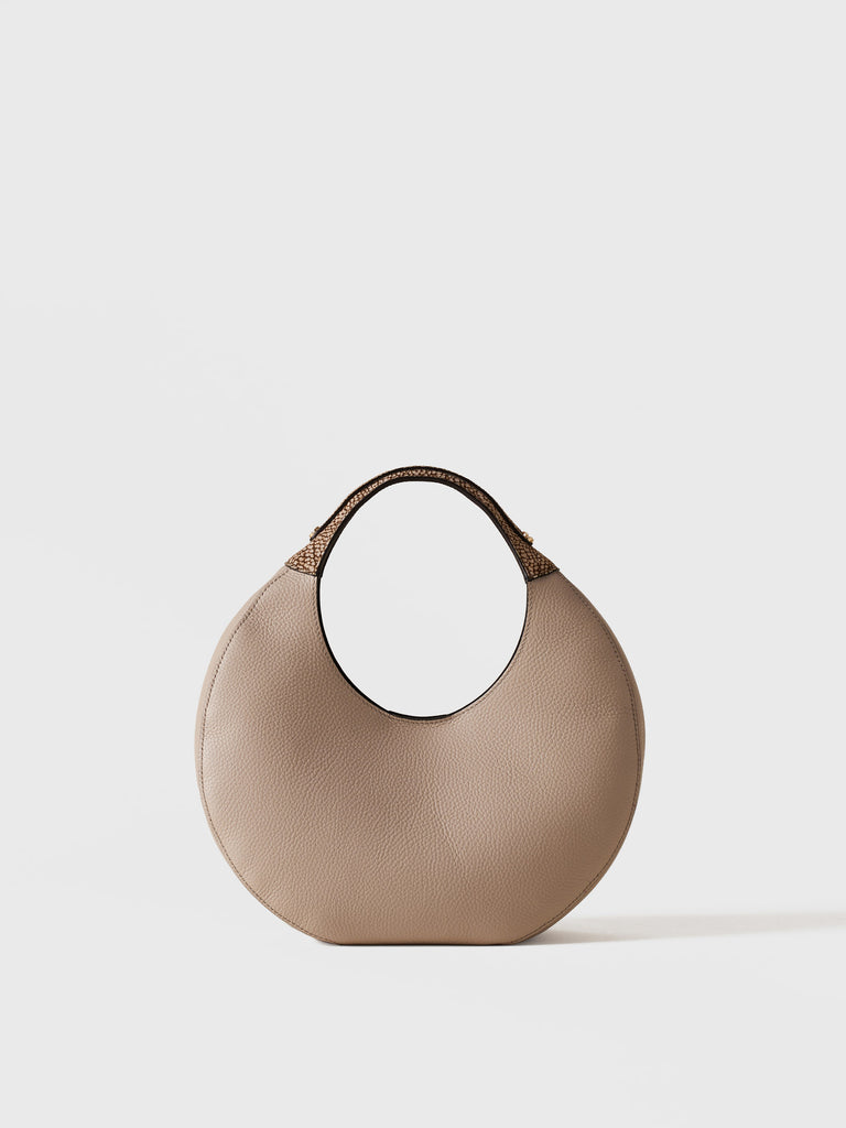 Borsa a mano di Pelle - FULL MOON BORSA HOBO MEDIUM - Borbonese
