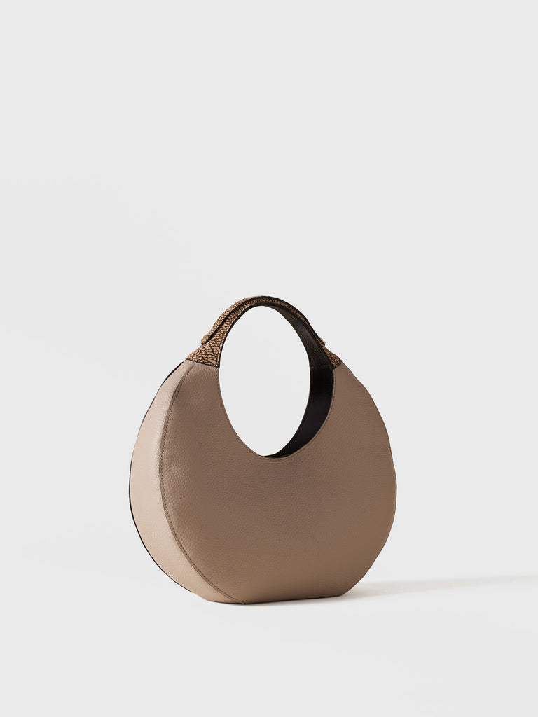 Borsa a mano di Pelle - FULL MOON BORSA HOBO MEDIUM - Borbonese