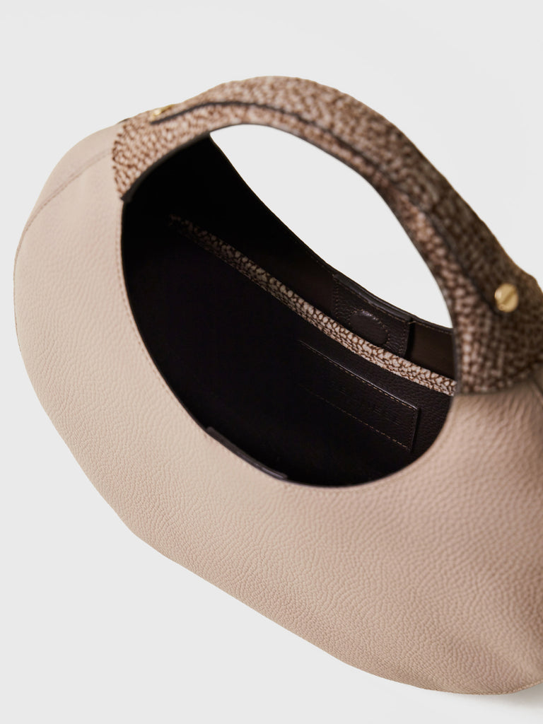 Borsa a mano di Pelle - FULL MOON BORSA HOBO MEDIUM - Borbonese