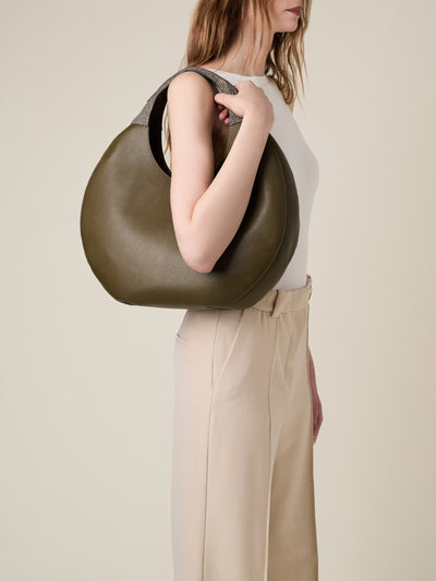 FULL MOON BORSA HOBO LARGE - Borbonese