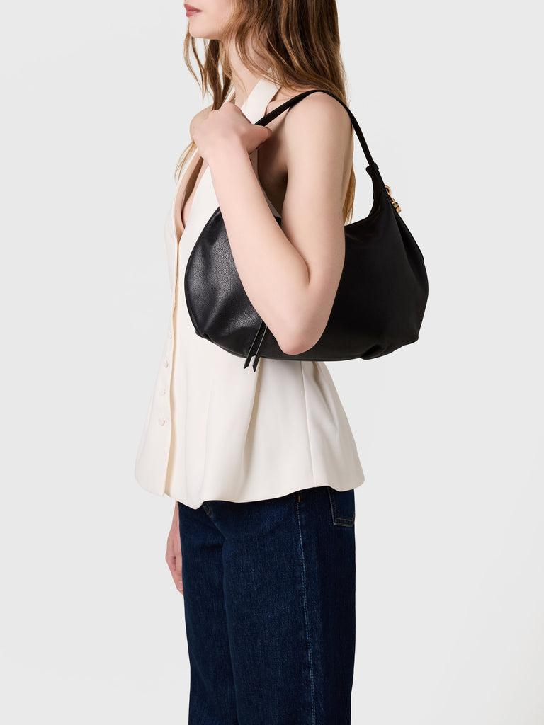 Borsa a mano in Pelle - PRIVE BORSA HOBO SMALL - Borbonese