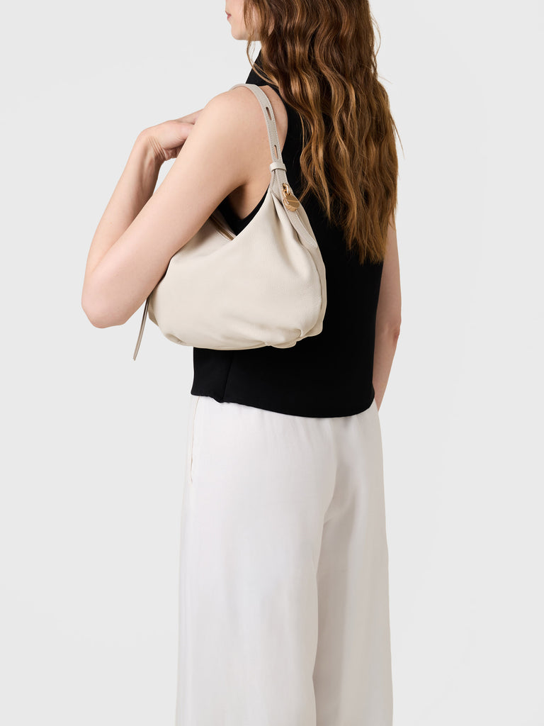 Borsa a mano in Pelle - PRIVE BORSA HOBO SMALL - Borbonese