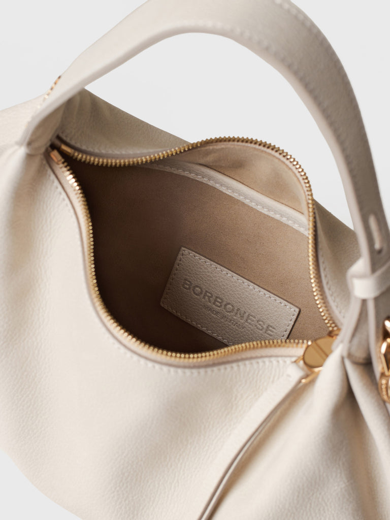 Borsa a mano in Pelle - PRIVE BORSA HOBO SMALL - Borbonese